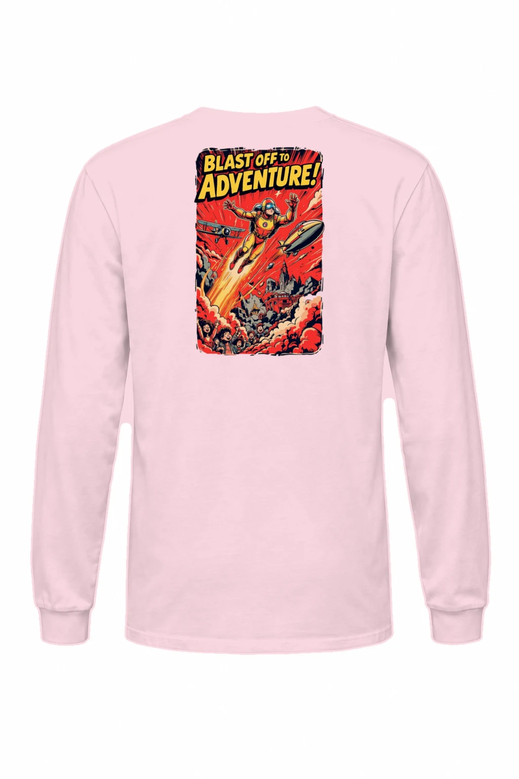 "Blast Off Adventure" Unisex Longsleeve T-shirt | Gildan 2400