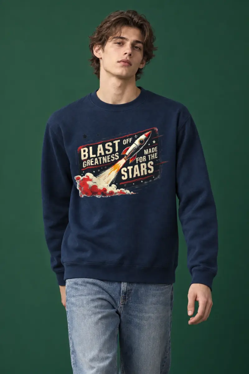 "Blast Off Greatness" Heavy Blend Unisex Crewneck Sweatshirt