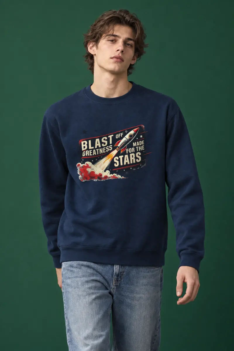 "Blast Off Greatness" Heavy Blend Unisex Crewneck Sweatshirt