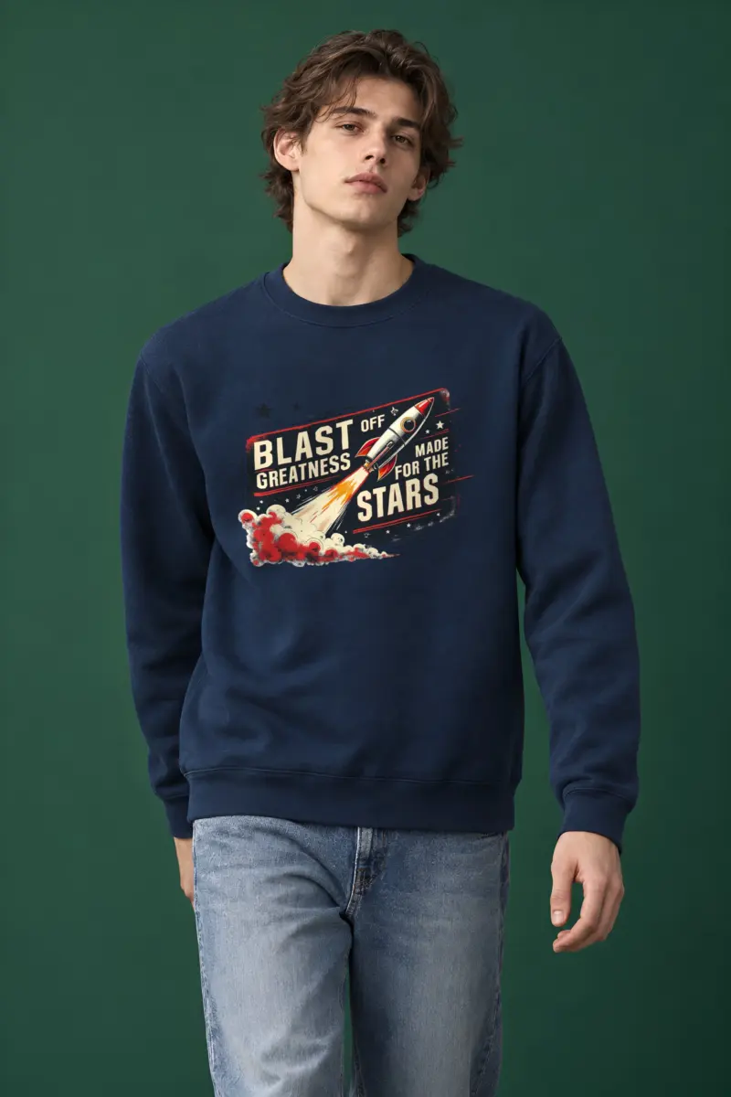 "Blast Off Greatness" Heavy Blend Unisex Crewneck Sweatshirt