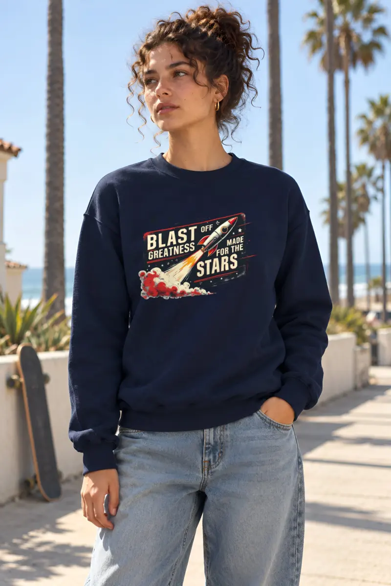 "Blast Off Greatness" Heavy Blend Unisex Crewneck Sweatshirt
