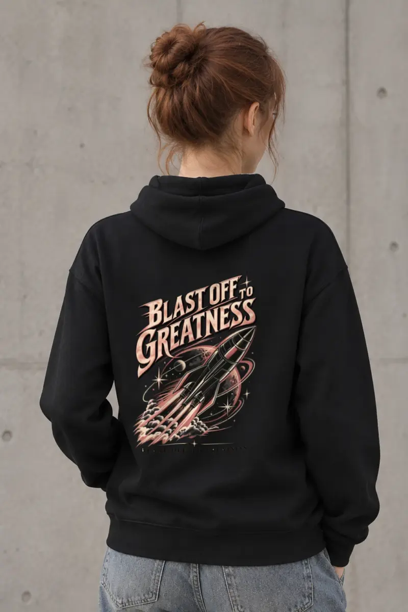 "Blast Off Greatness" Heavy Blend Unisex Pullover Hoodie