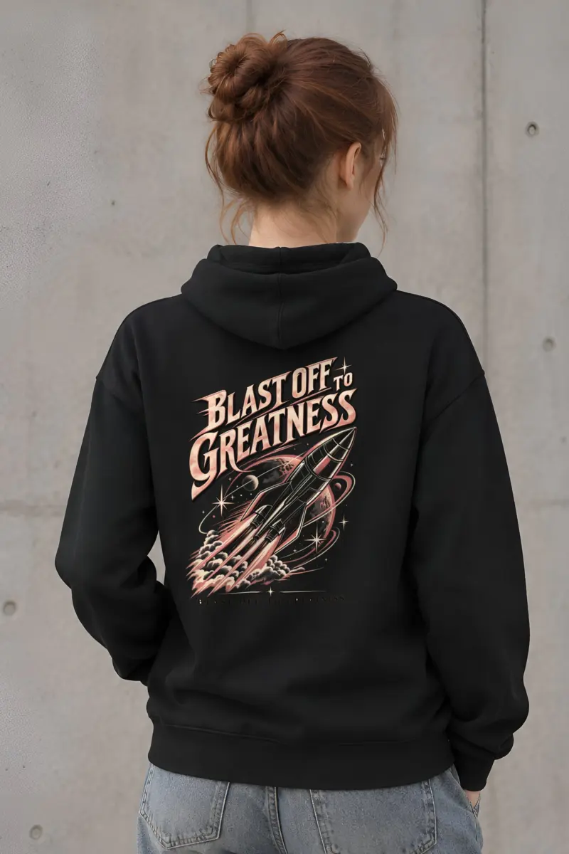 "Blast Off Greatness" Heavy Blend Unisex Pullover Hoodie