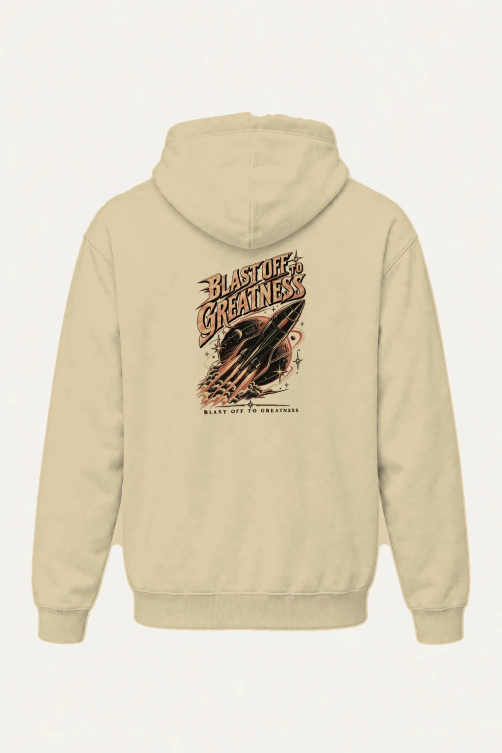 "Blast Off Greatness" Heavy Blend Unisex Pullover Hoodie | Gildan 18500