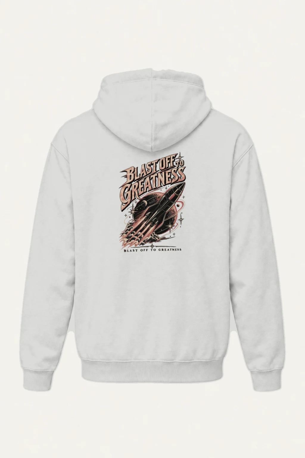 "Blast Off Greatness" Heavy Blend Unisex Pullover Hoodie | Gildan 18500