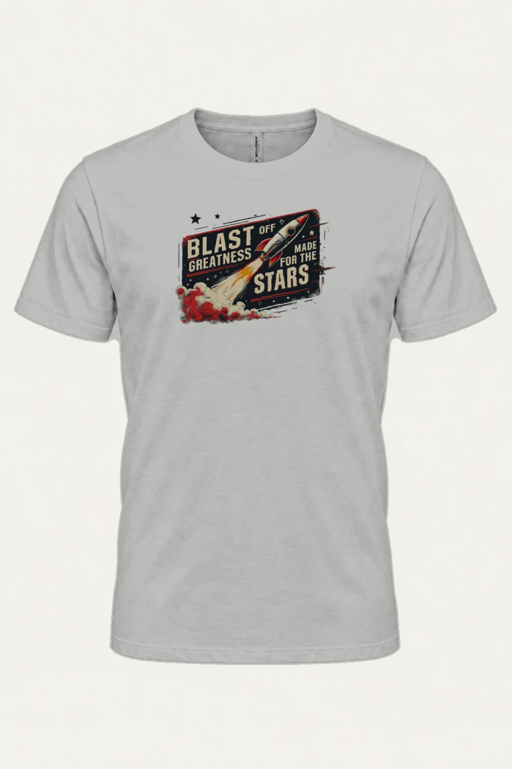 "Blast Off Greatness" Heavyweight Unisex Crewneck T-shirt | Gildan 5000