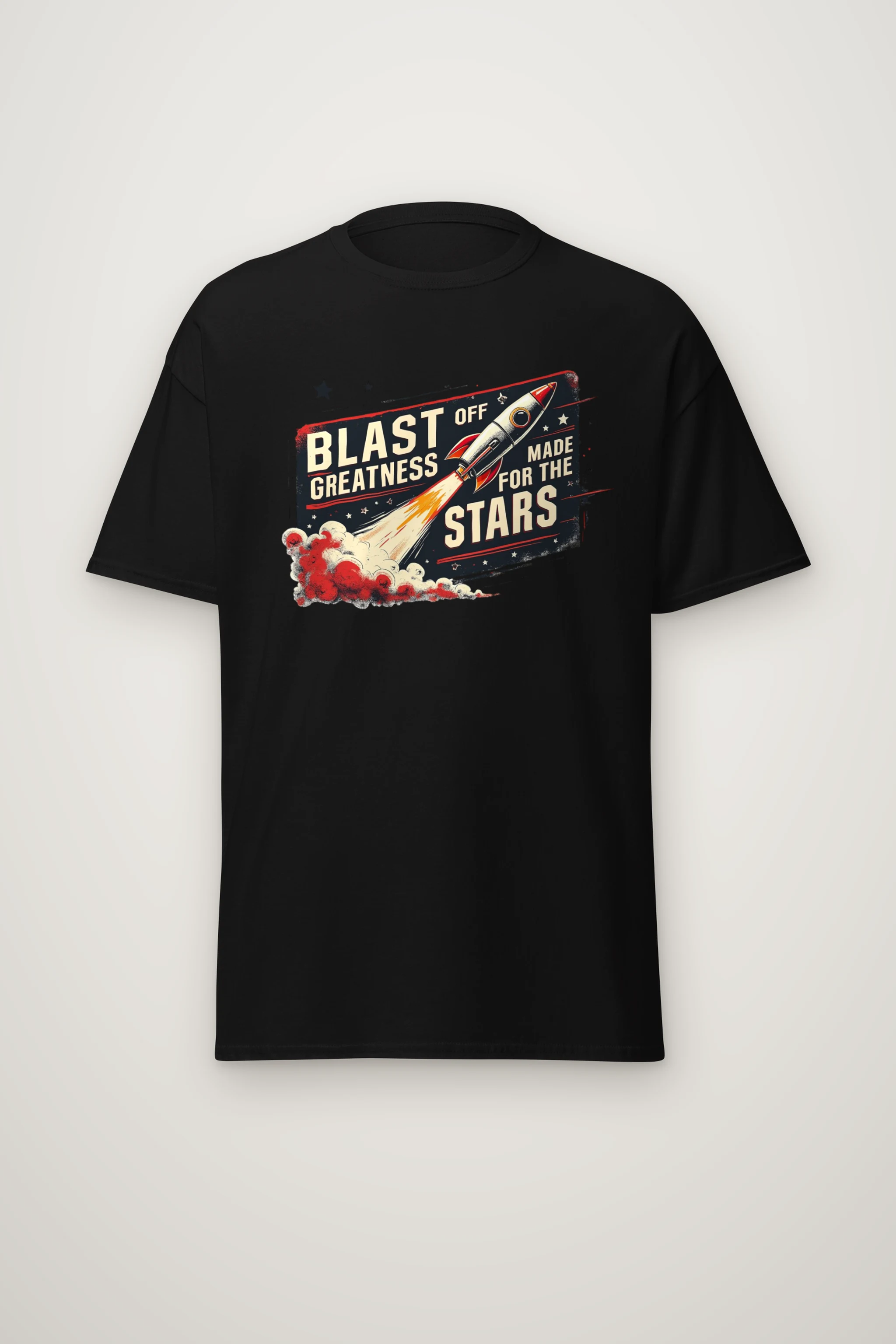 "Blast Off Greatness" Heavyweight Unisex Crewneck T-shirt