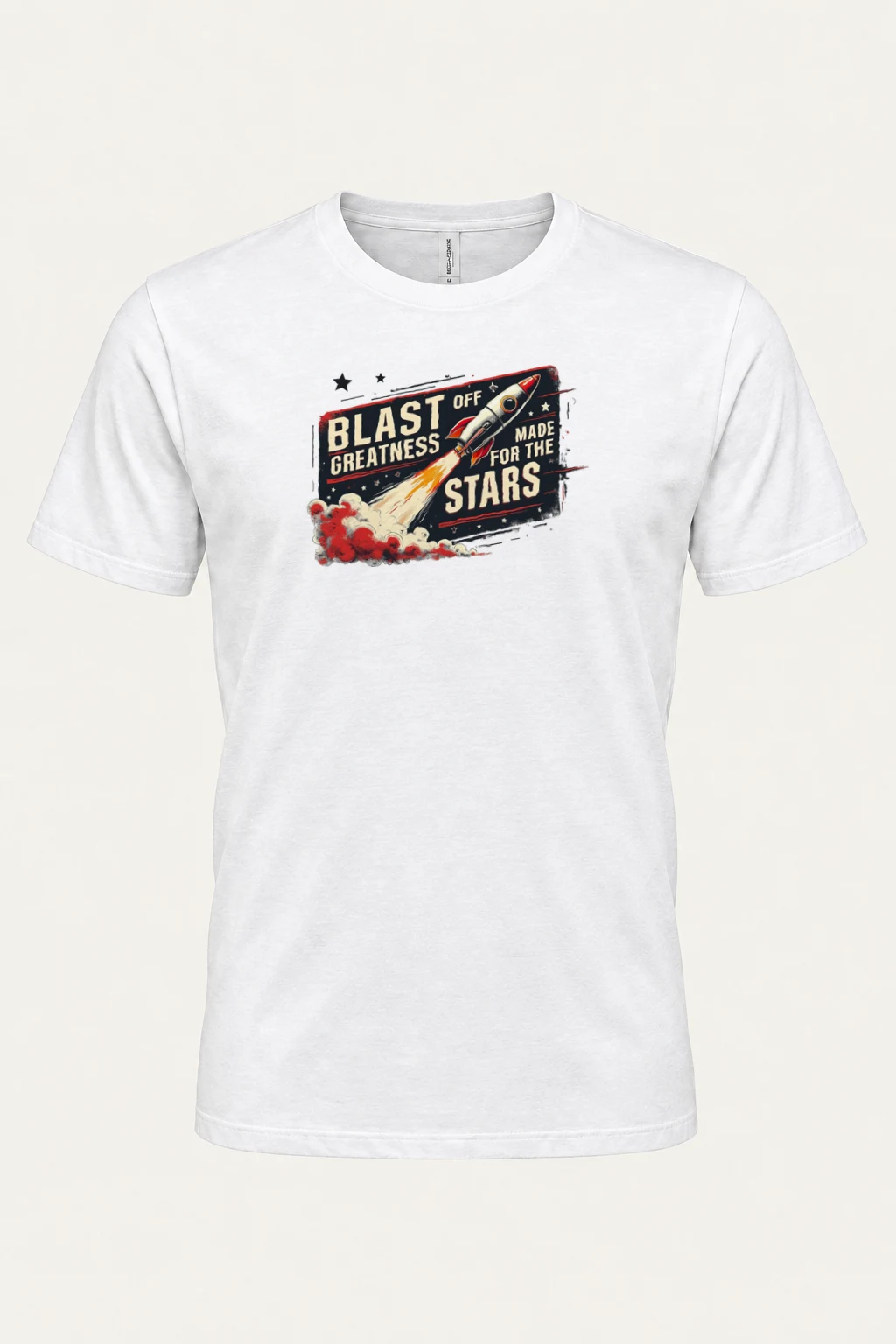 "Blast Off Greatness" Heavyweight Unisex Crewneck T-shirt | Gildan 5000