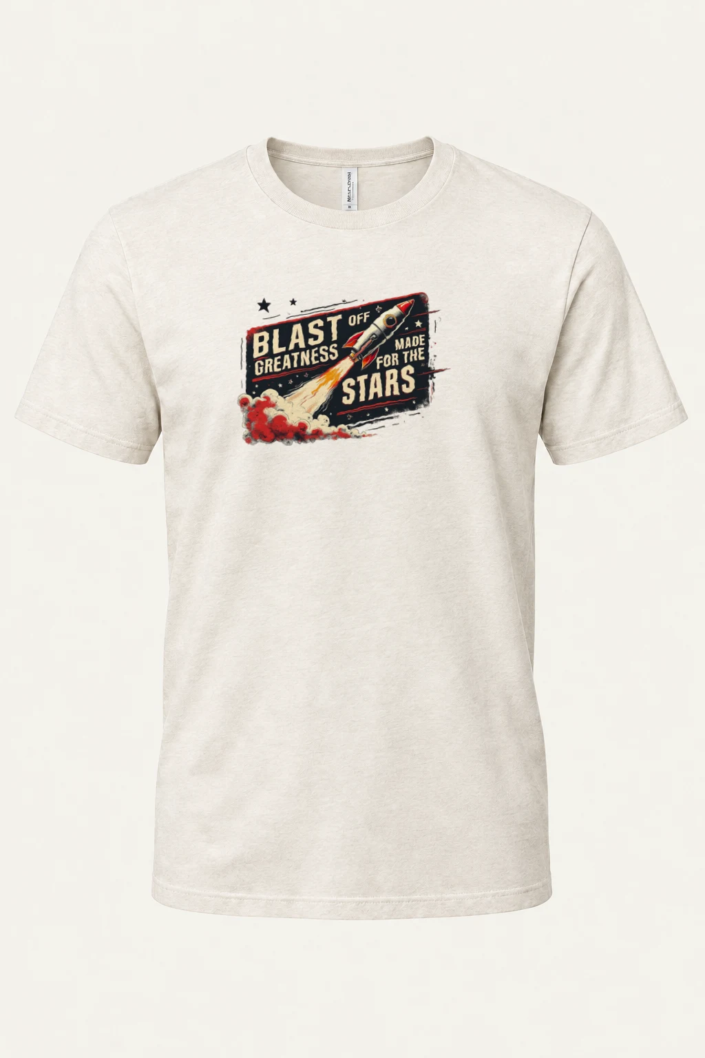 "Blast Off Greatness" Heavyweight Unisex Crewneck T-shirt | Gildan 5000