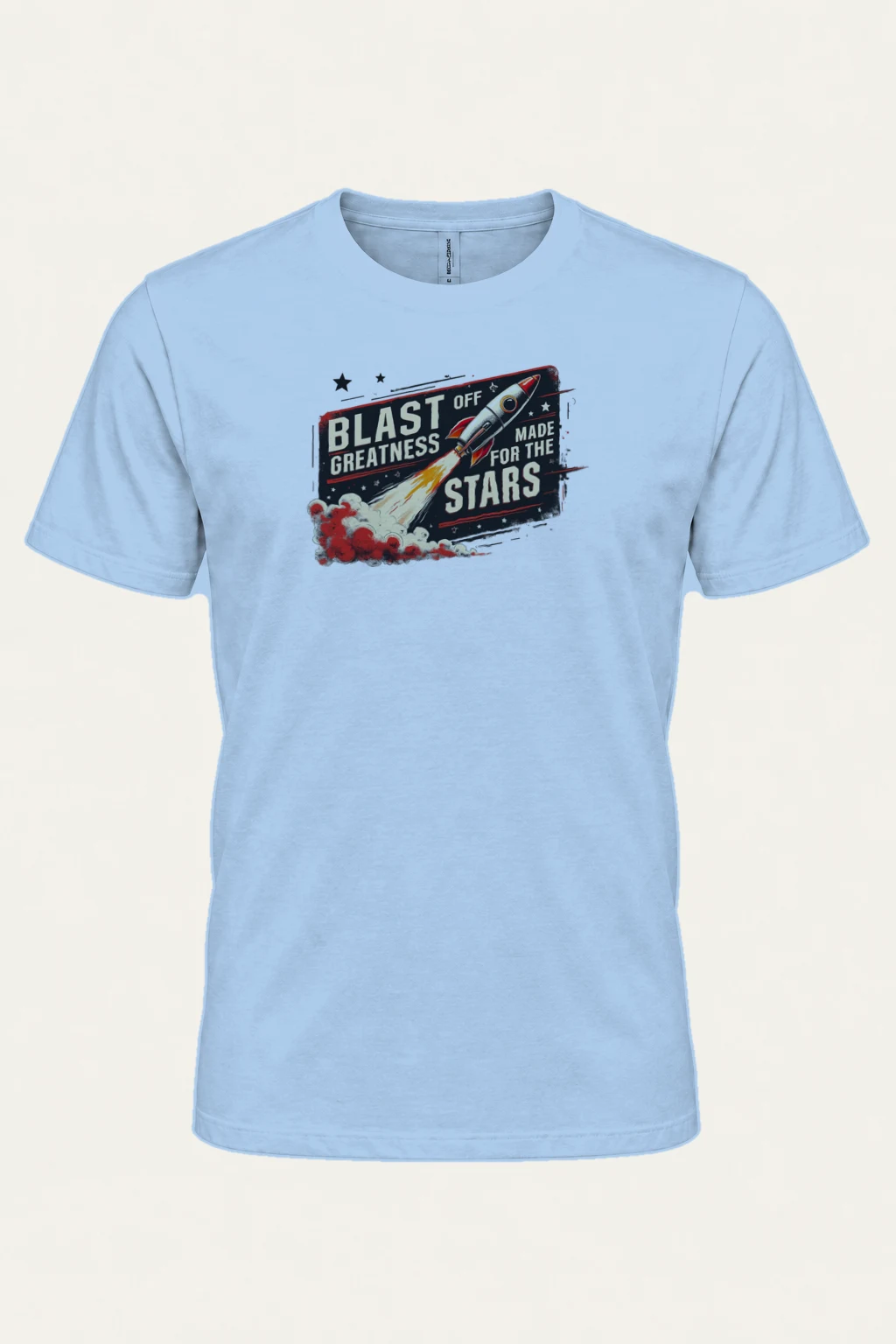 "Blast Off Greatness" Heavyweight Unisex Crewneck T-shirt | Gildan 5000