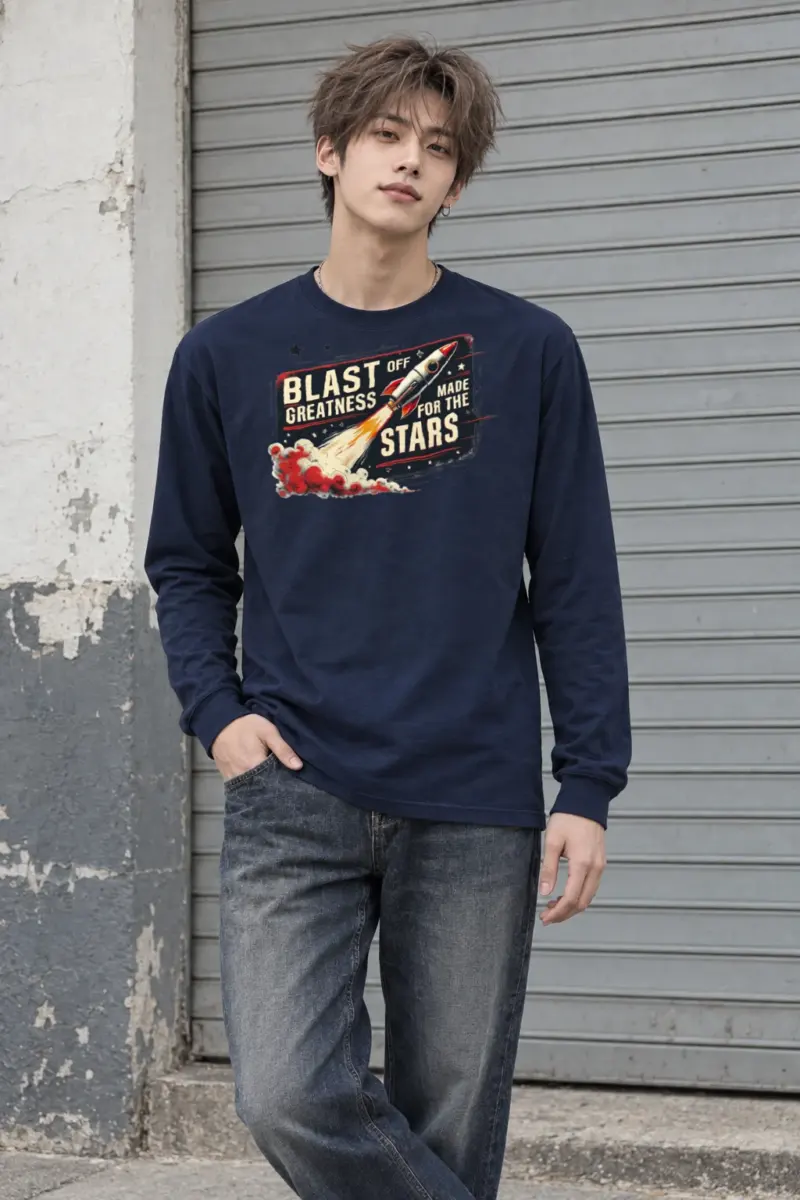 "Blast Off Greatness" Unisex Longsleeve T-shirt