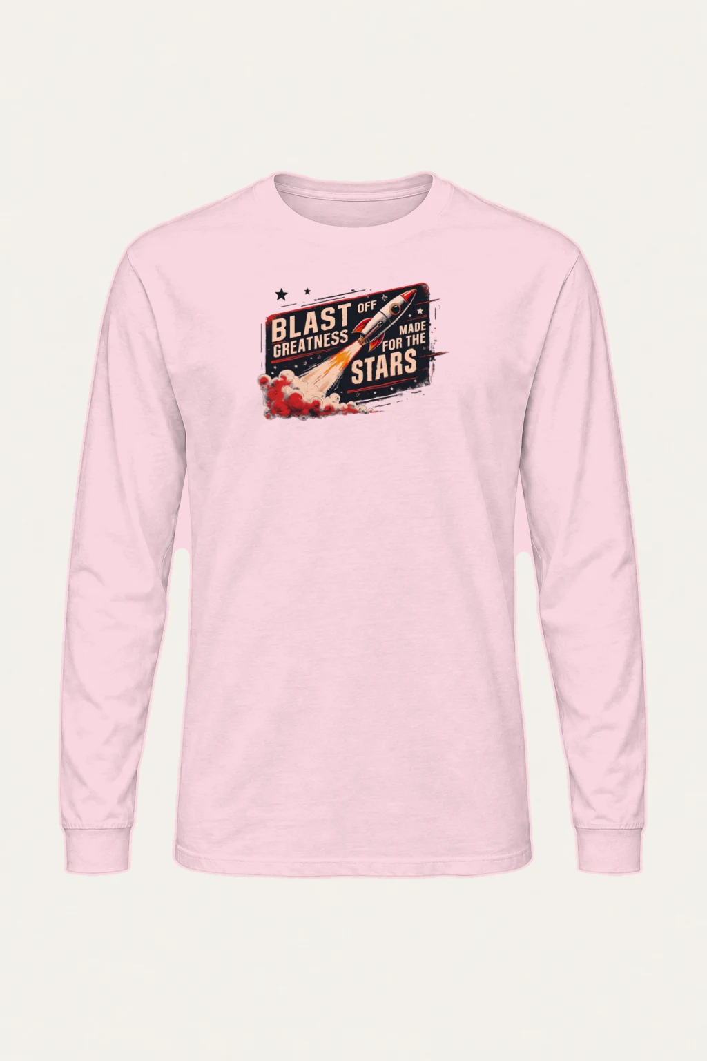 "Blast Off Greatness" Unisex Longsleeve T-shirt | Gildan 2400