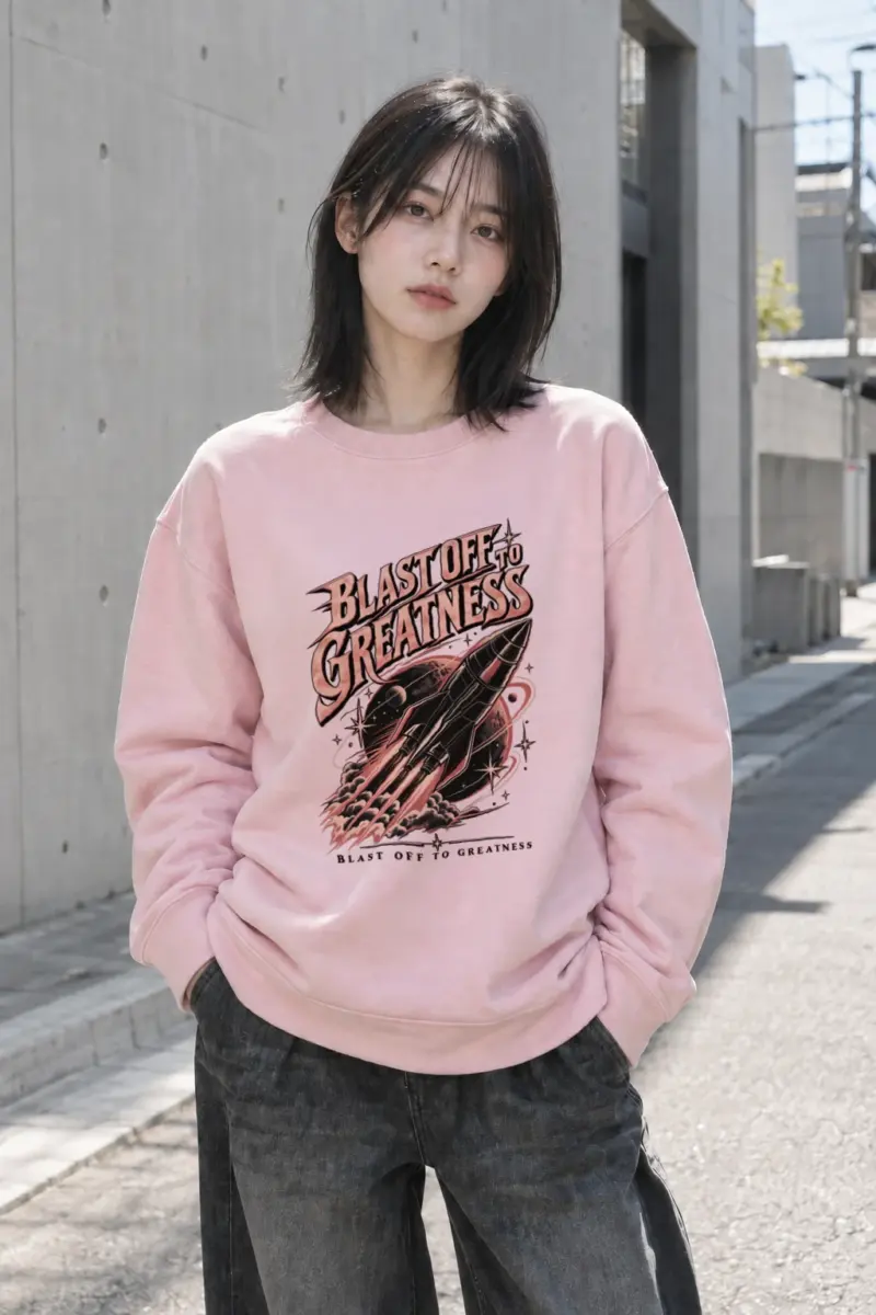 "Blast Off To Greatness" Heavy Blend Unisex Crewneck Sweatshirt | Gildan 18000