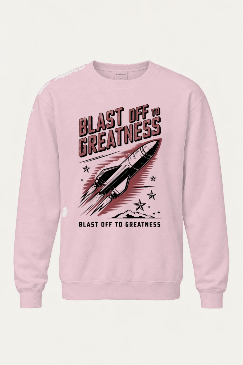 "Blast Off To Greatness" Heavy Blend Unisex Crewneck Sweatshirt | Gildan 18000