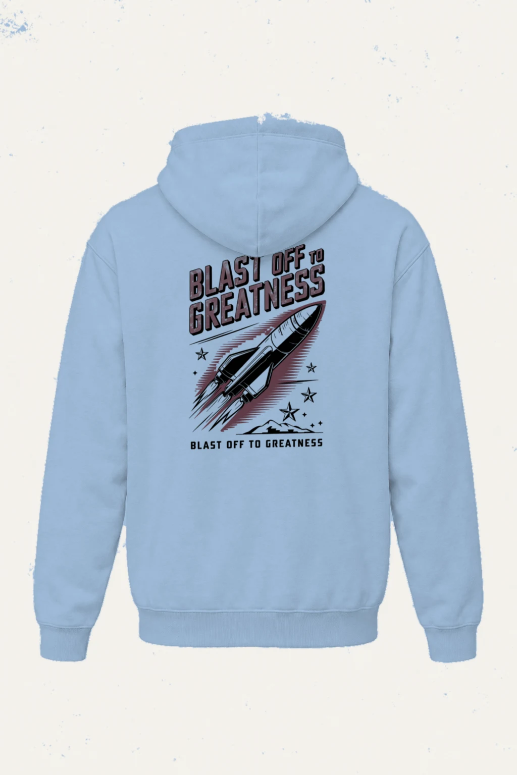 "Blast Off To Greatness" Heavy Blend Unisex Pullover Hoodie | Gildan 18500