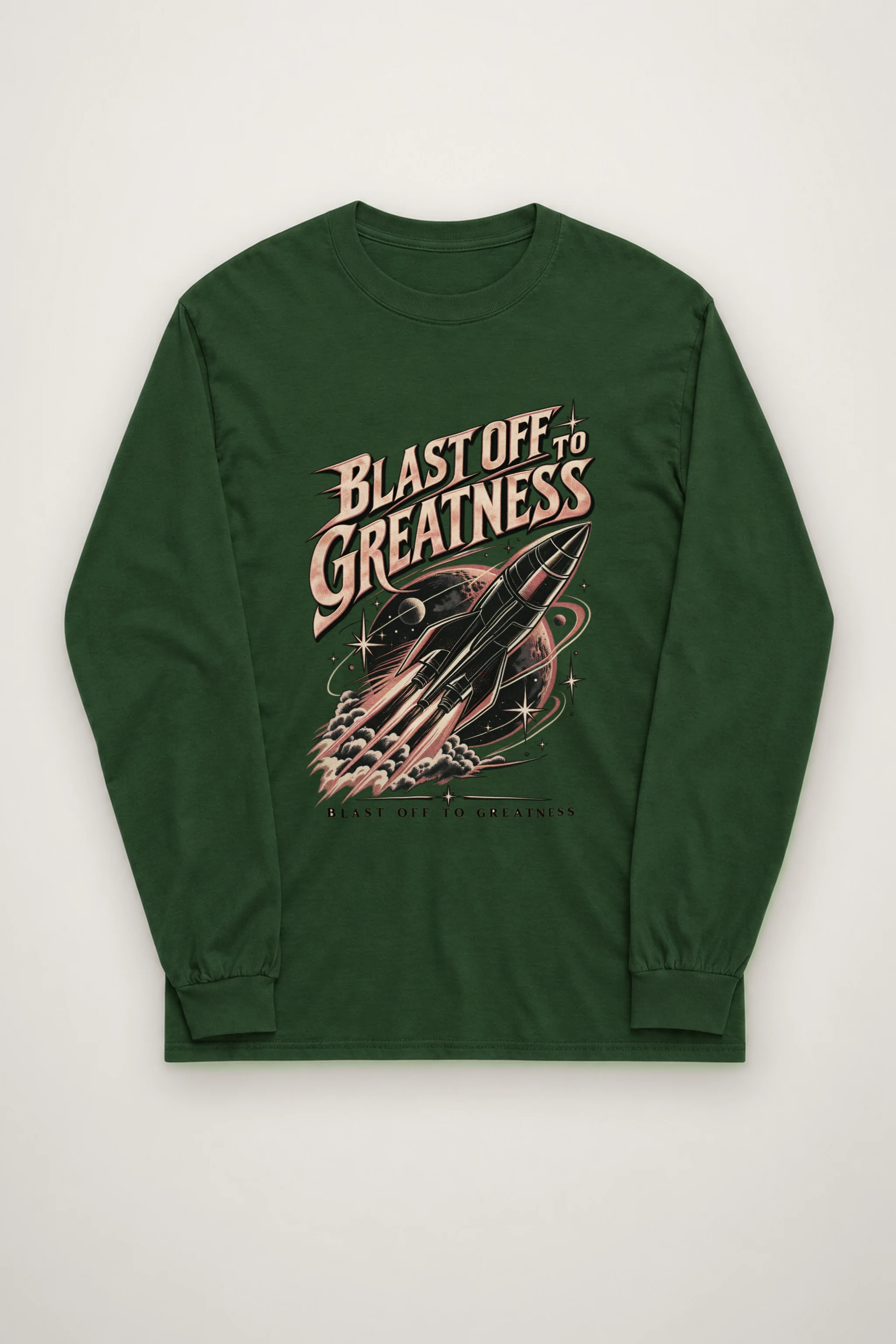 "Blast Off To Greatness" Unisex Longsleeve T-shirt