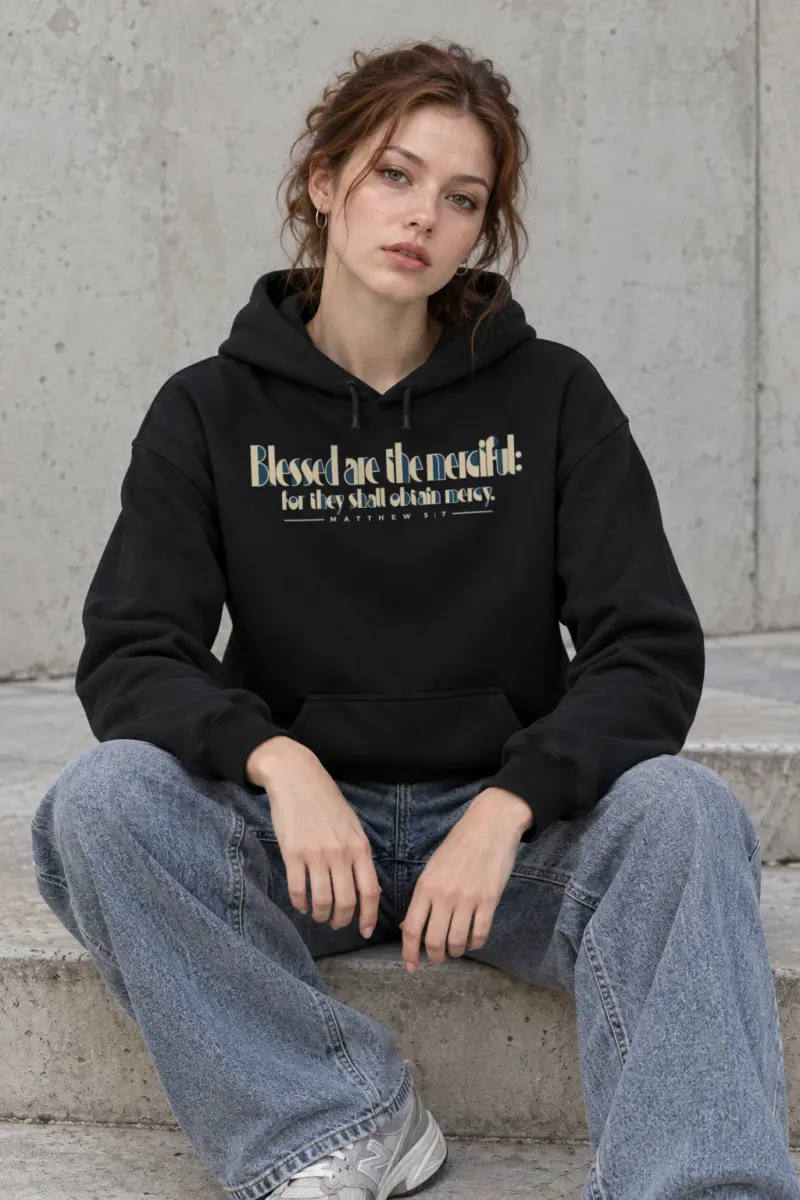 "Blessed Are the Merciful" Heavy Blend Unisex Pullover Hoodie