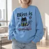 "Bliss Is A Cat" Heavy Blend Unisex Crewneck Sweatshirt | Gildan 18000