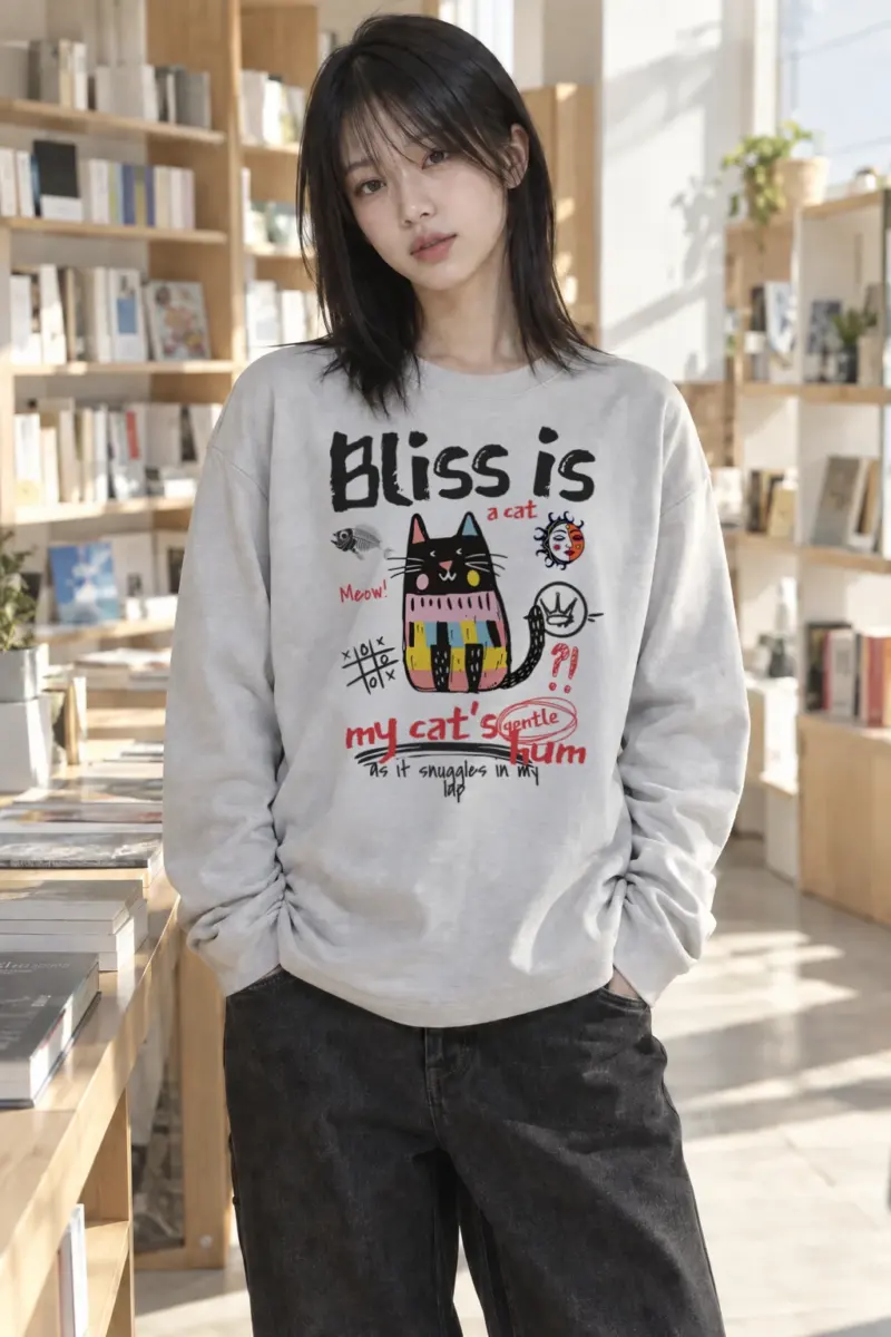 "Bliss Is A Cat" Unisex Longsleeve T-shirt | Gildan 2400