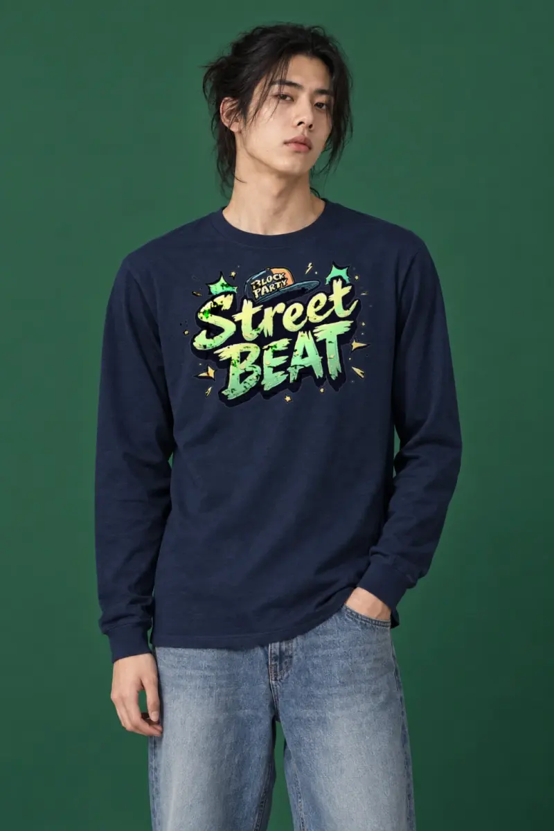 "Block Party Beat" Unisex Longsleeve T-shirt | Gildan 2400