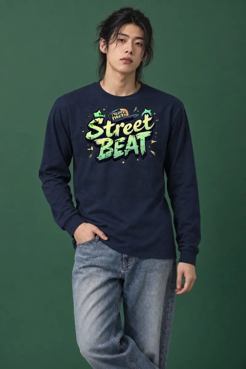 "Block Party Beat" Unisex Longsleeve T-shirt