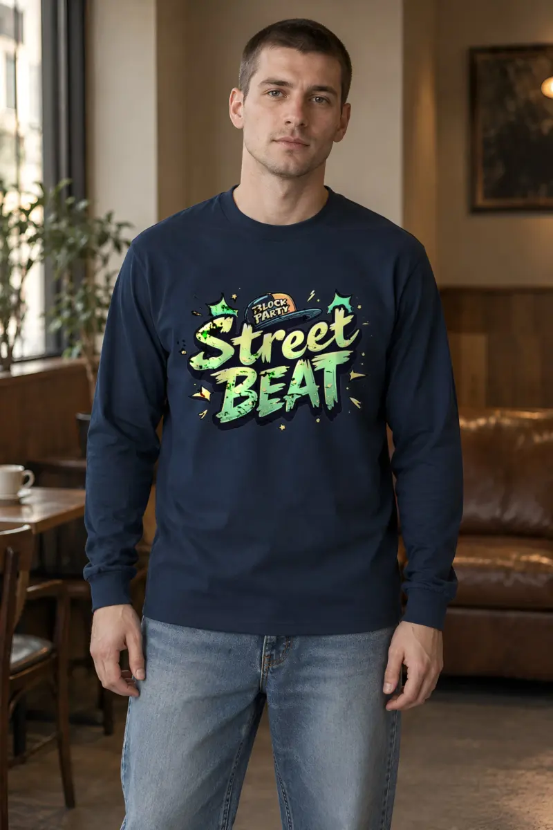 "Block Party Beat" Unisex Longsleeve T-shirt