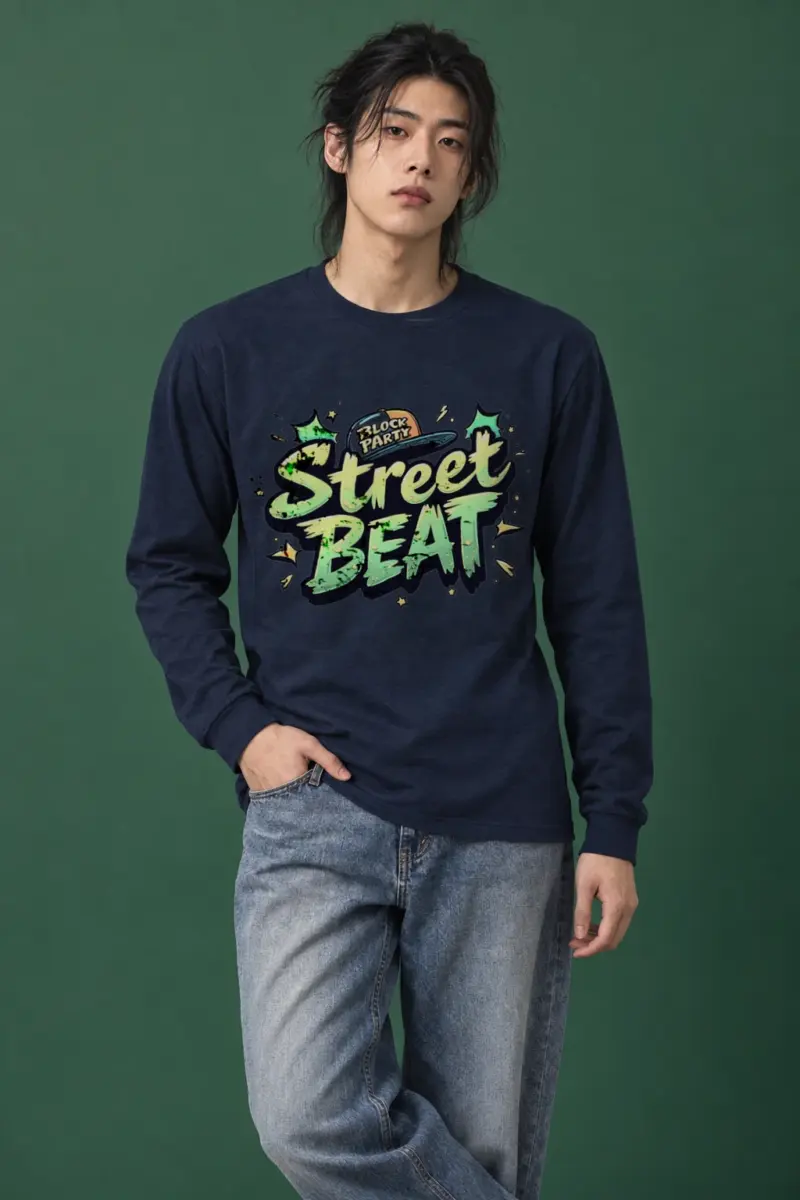 "Block Party Beat" Unisex Longsleeve T-shirt