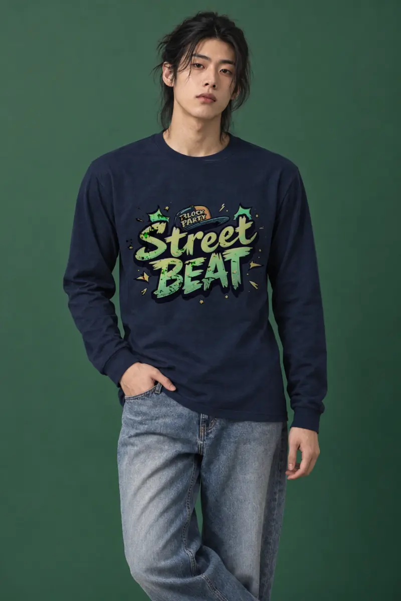 "Block Party Beat" Unisex Longsleeve T-shirt
