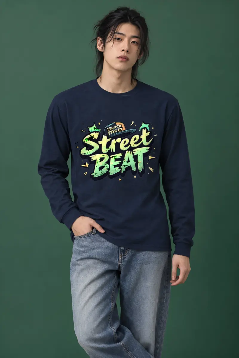 "Block Party Beat" Unisex Longsleeve T-shirt