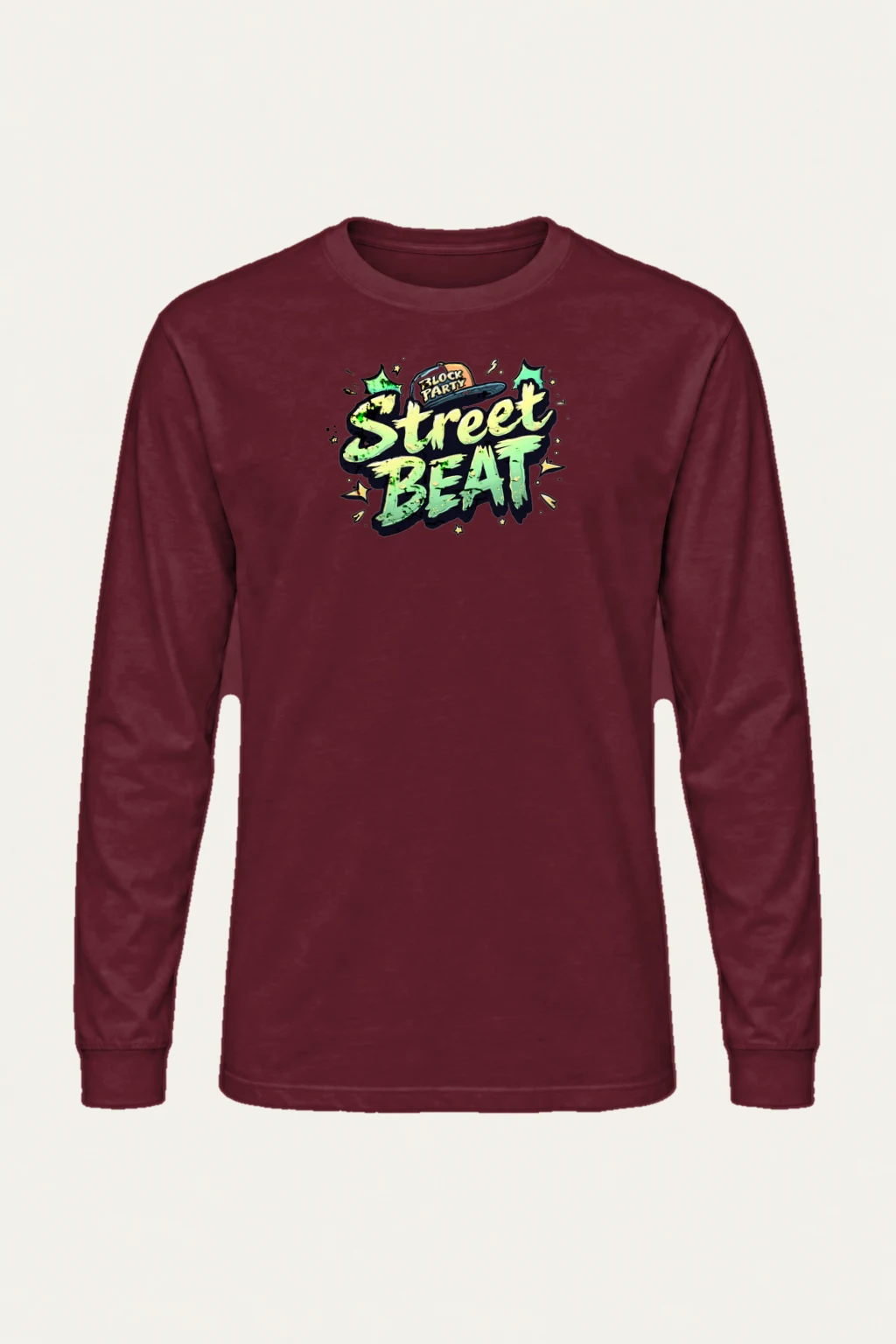 "Block Party Beat" Unisex Longsleeve T-shirt | Gildan 2400