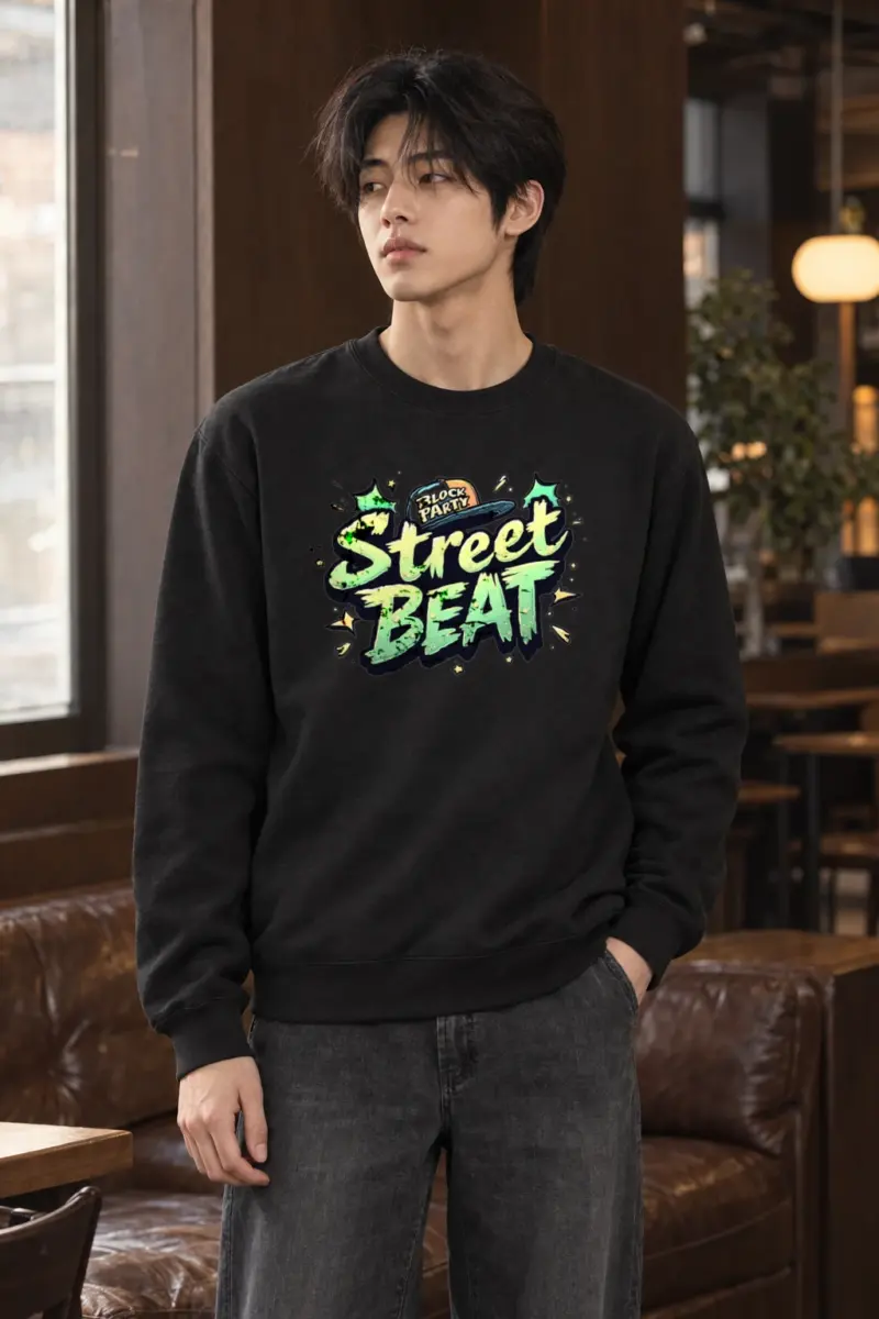 "Block Party Street Beat" Heavy Blend Unisex Crewneck Sweatshirt