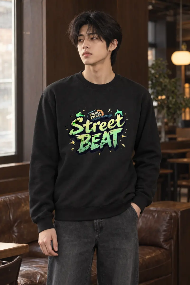 "Block Party Street Beat" Heavy Blend Unisex Crewneck Sweatshirt