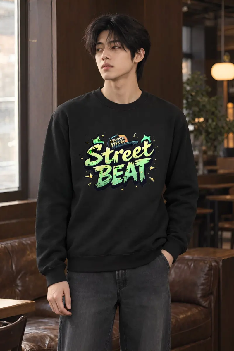 "Block Party Street Beat" Heavy Blend Unisex Crewneck Sweatshirt