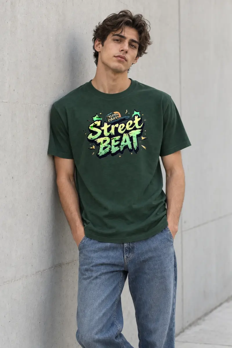 "Block Party Street Beat" Heavyweight Unisex Crewneck T-shirt | Gildan 5000