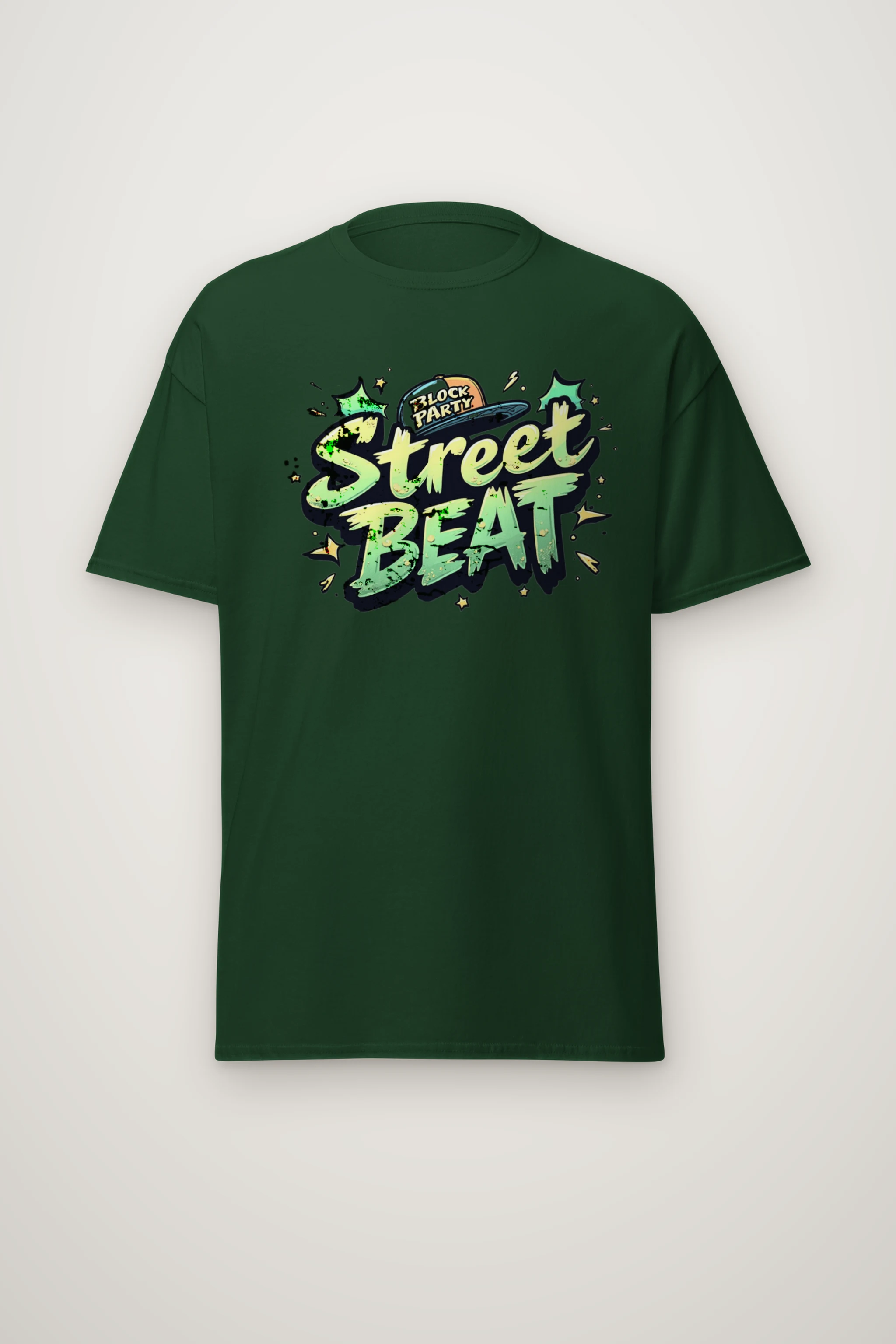 "Block Party Street Beat" Heavyweight Unisex Crewneck T-shirt