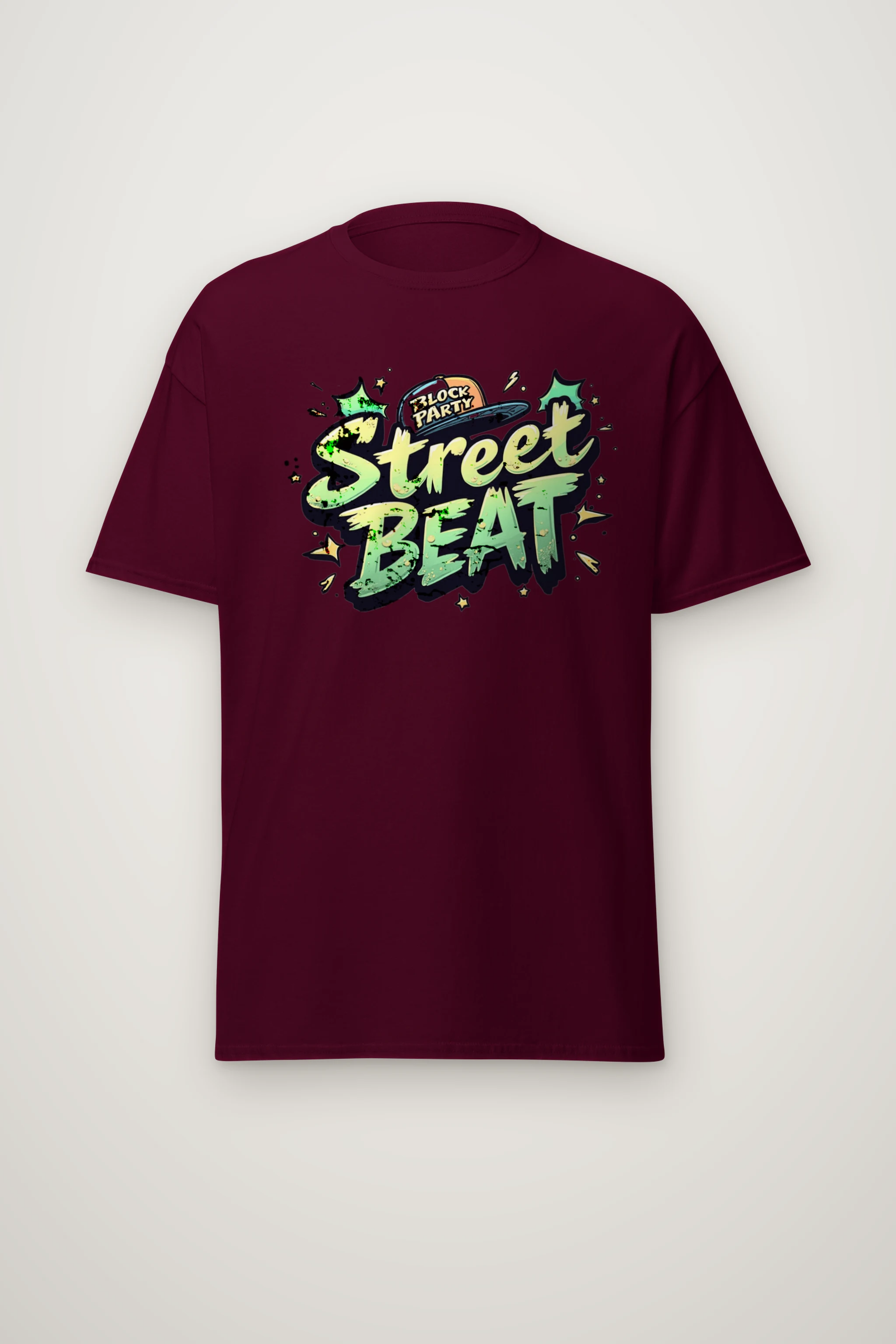 "Block Party Street Beat" Heavyweight Unisex Crewneck T-shirt