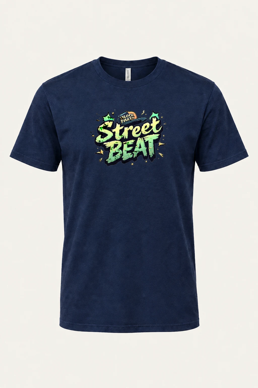 "Block Party Street Beat" Heavyweight Unisex Crewneck T-shirt | Gildan 5000