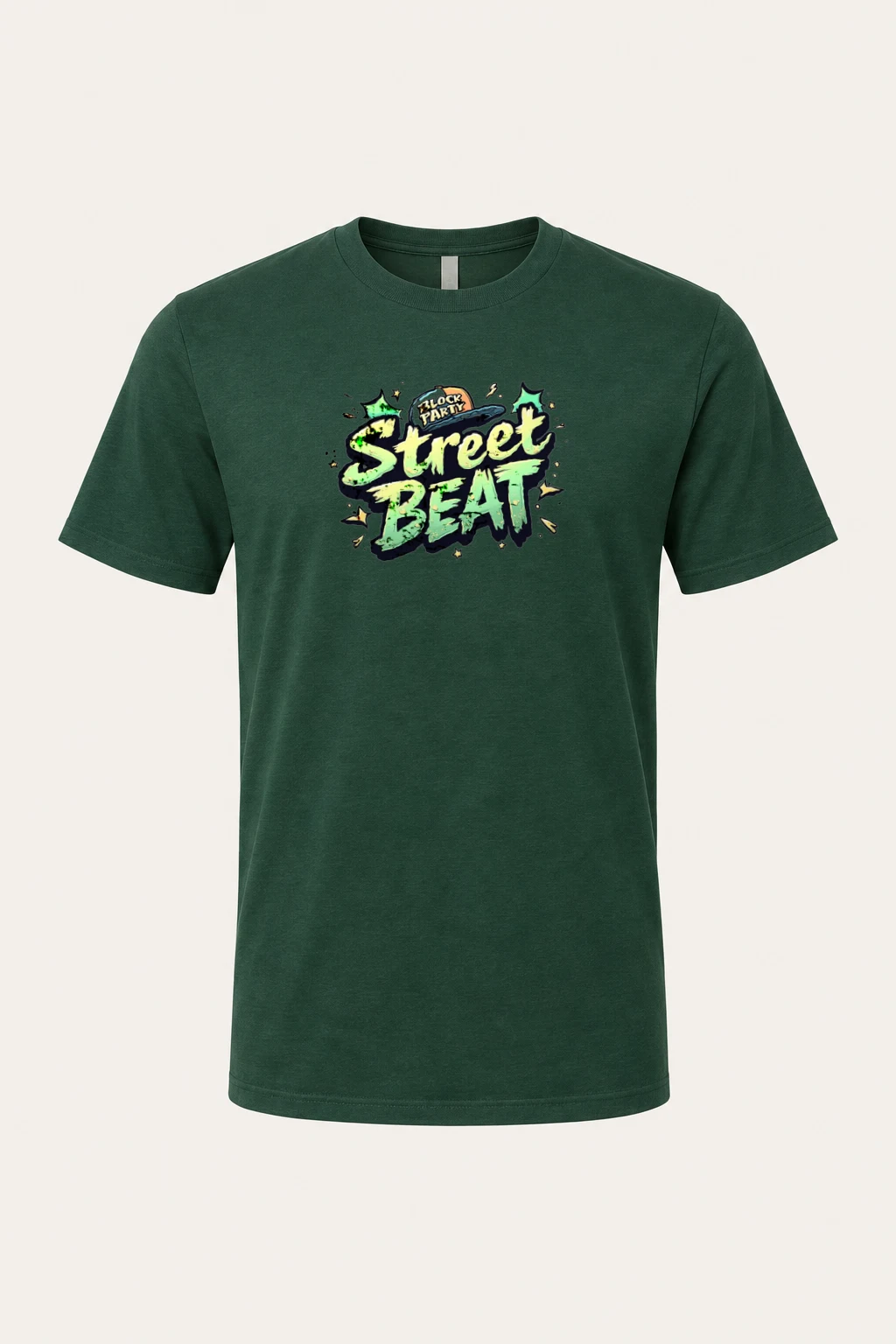 "Block Party Street Beat" Heavyweight Unisex Crewneck T-shirt | Gildan 5000