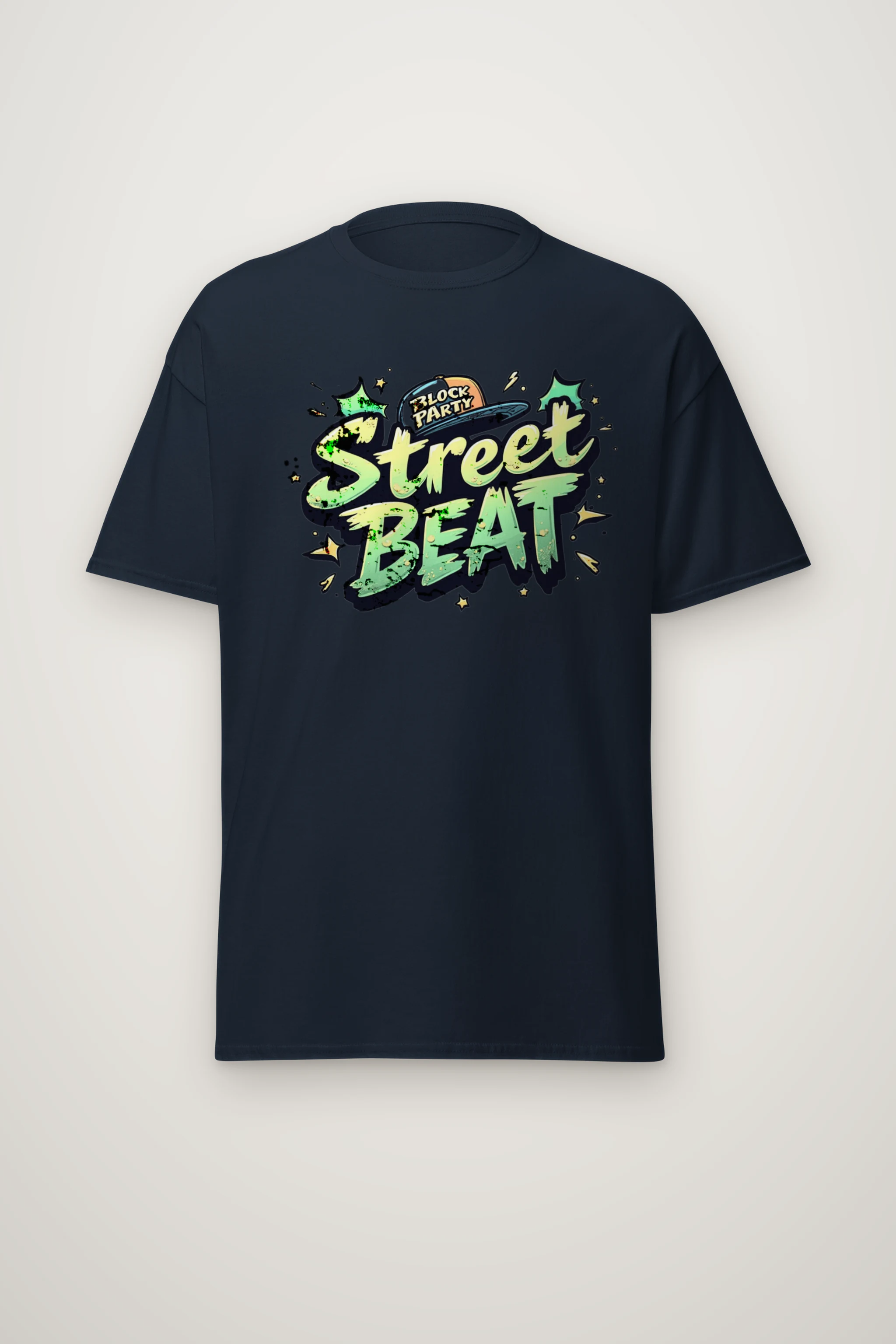"Block Party Street Beat" Heavyweight Unisex Crewneck T-shirt