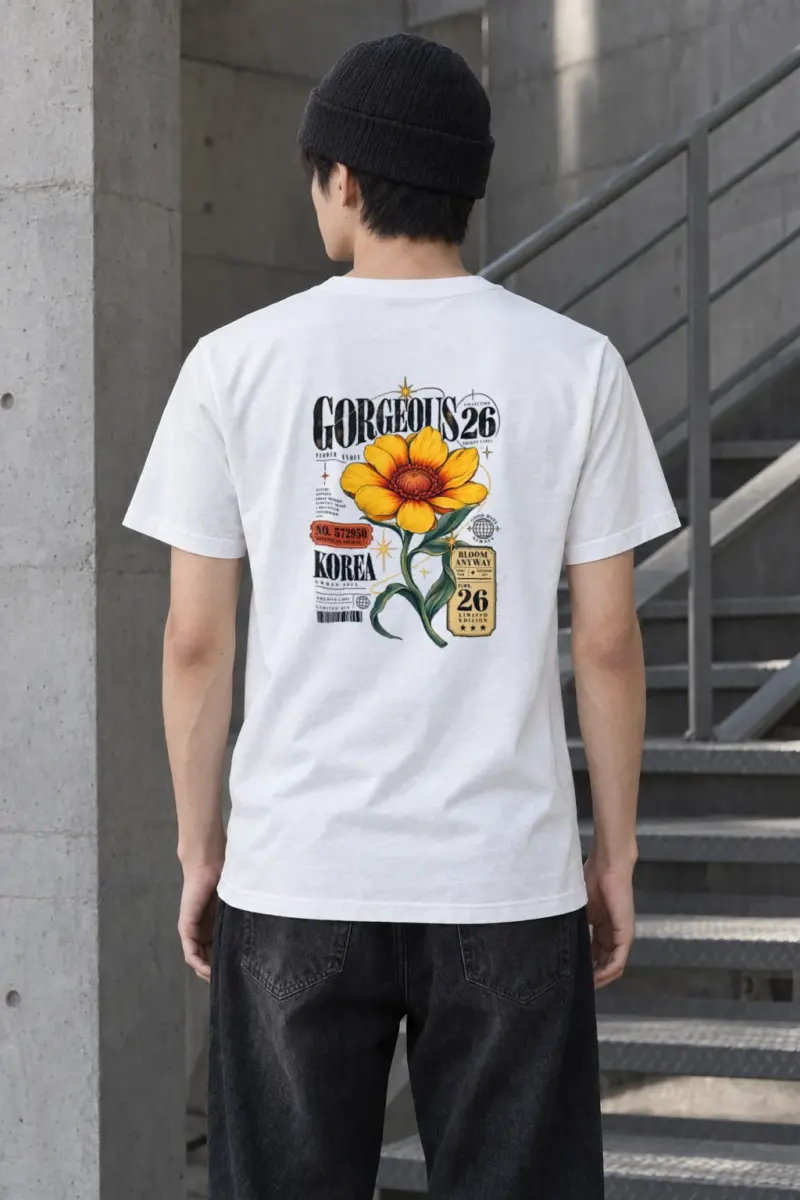 "Bloom Anyway" Heavyweight Unisex Crewneck T-shirt