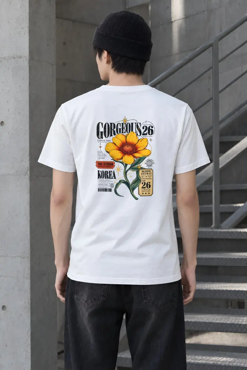 "Bloom Anyway" Heavyweight Unisex Crewneck T-shirt