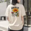 "Bloom Anyway" Heavyweight Unisex Crewneck T-shirt | Gildan 5000