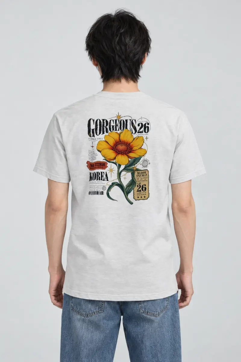 "Bloom Anyway" Heavyweight Unisex Crewneck T-shirt