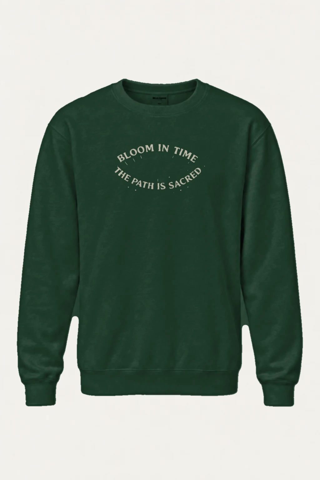 "Bloom In Time" Heavy Blend Unisex Crewneck Sweatshirt | Gildan 18000