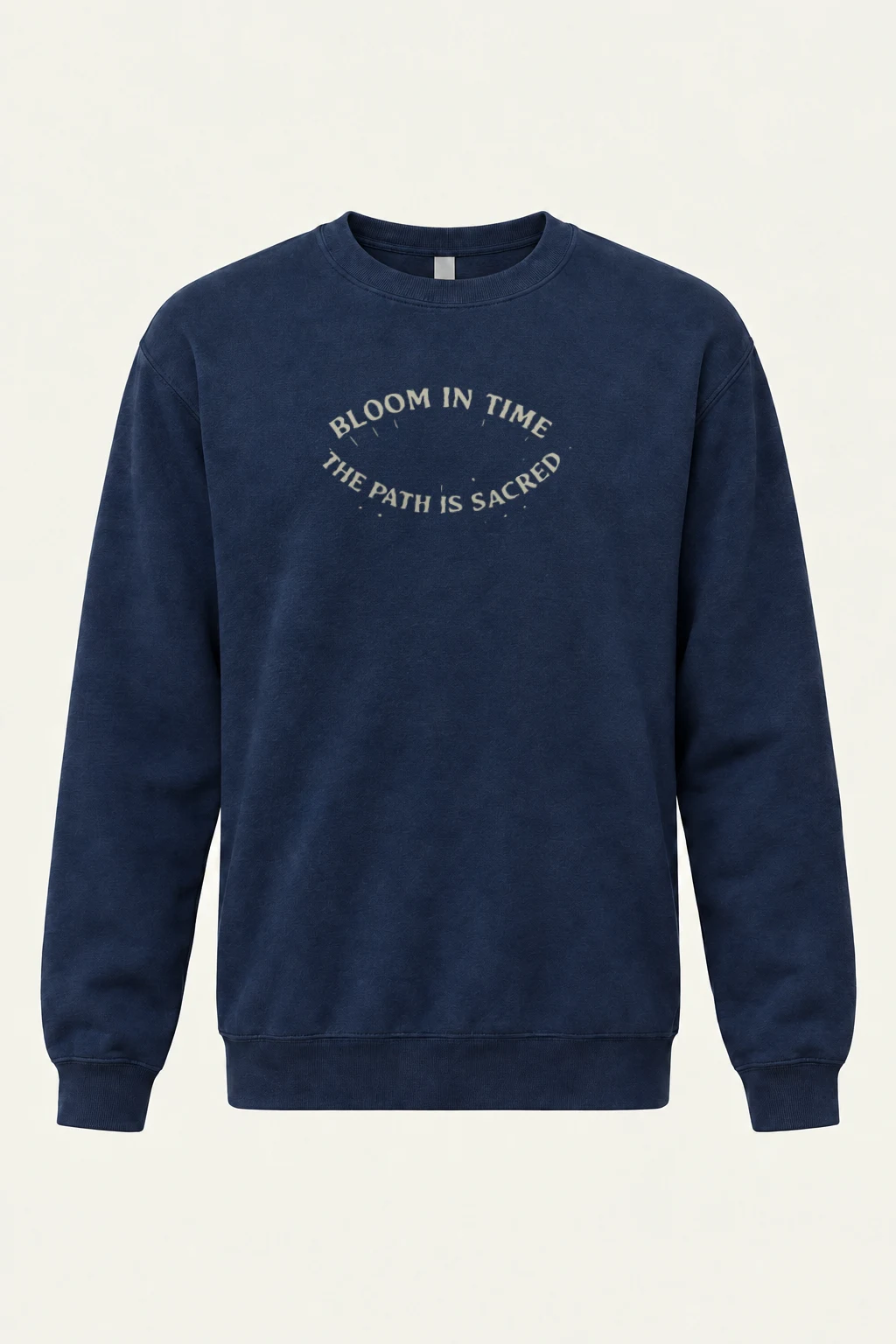 "Bloom In Time" Heavy Blend Unisex Crewneck Sweatshirt | Gildan 18000