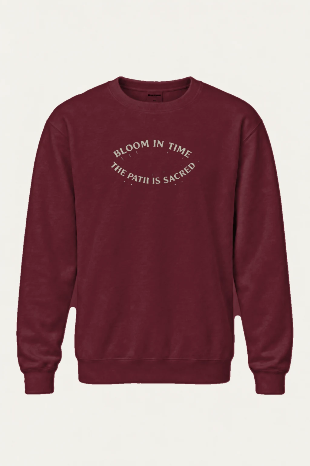 "Bloom In Time" Heavy Blend Unisex Crewneck Sweatshirt | Gildan 18000