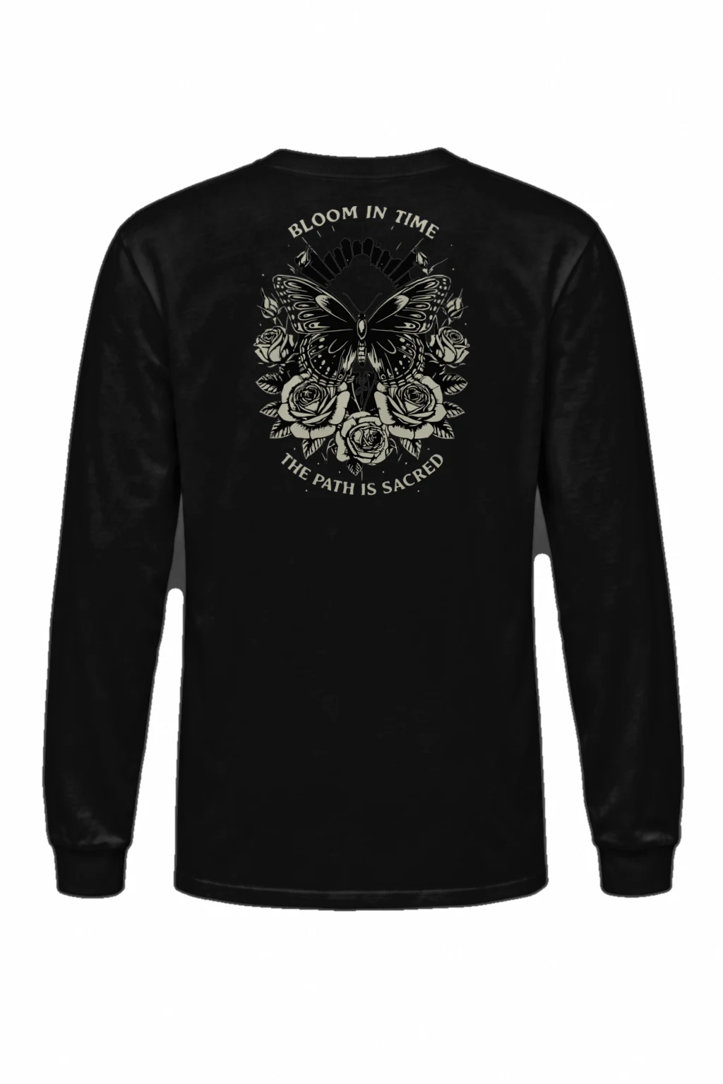 "Bloom In Time" Unisex Longsleeve T-shirt | Gildan 2400