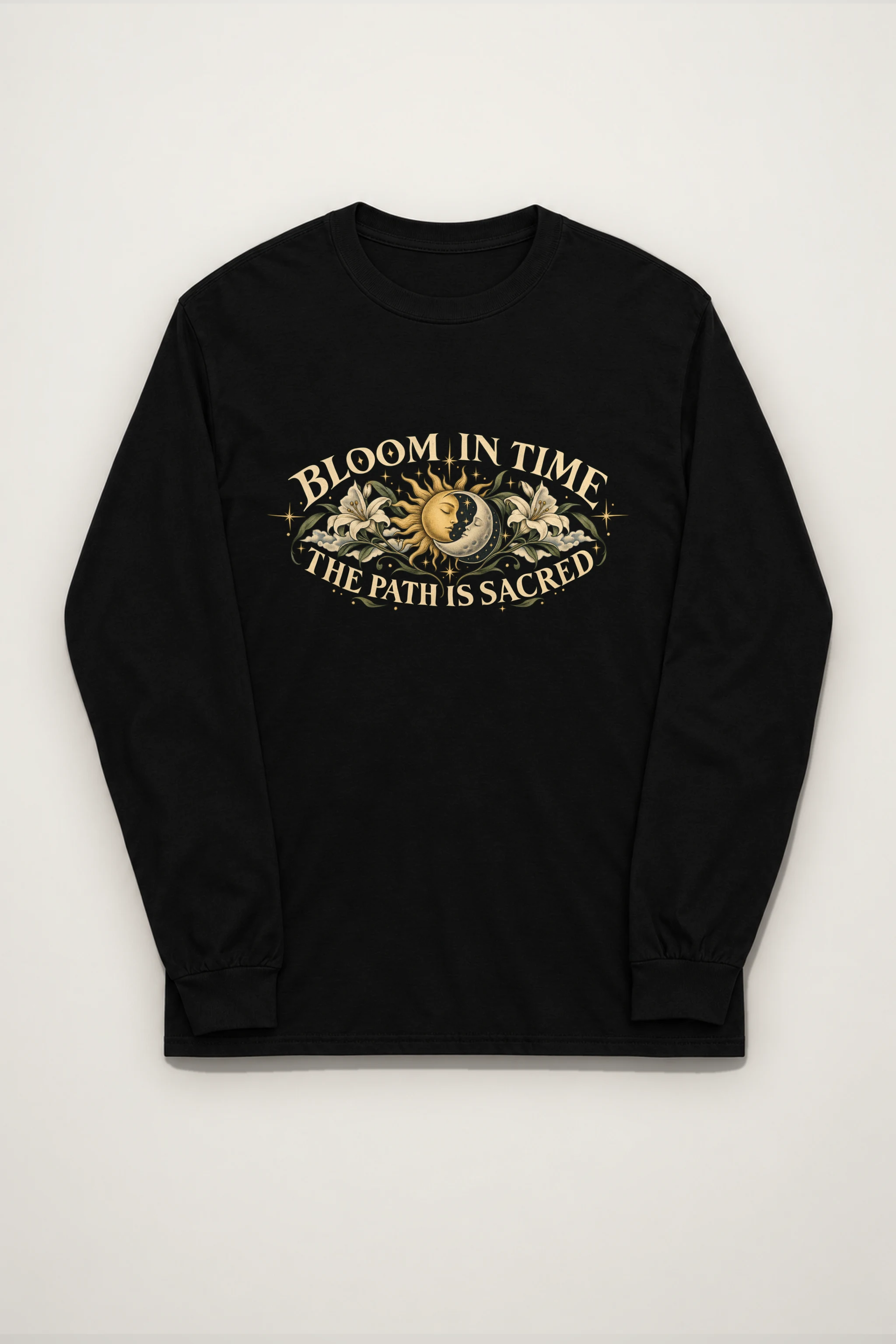 "Bloom In Time" Unisex Longsleeve T-shirt