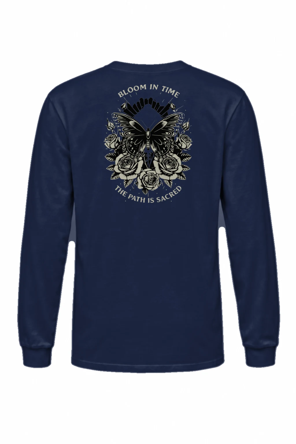 "Bloom In Time" Unisex Longsleeve T-shirt | Gildan 2400