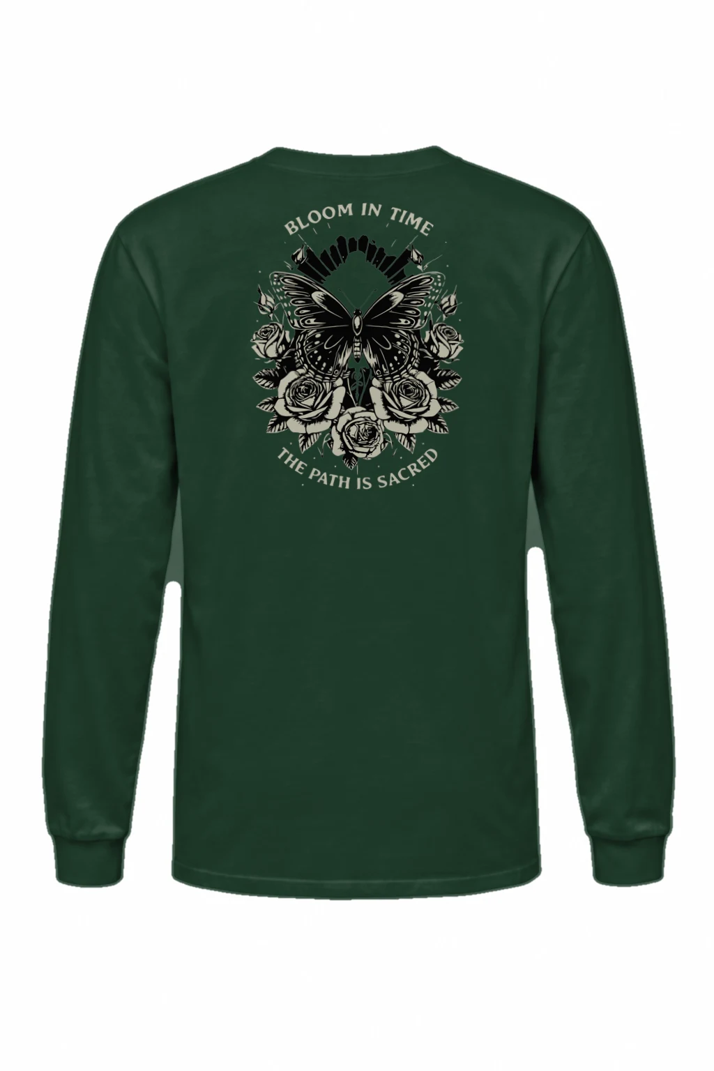"Bloom In Time" Unisex Longsleeve T-shirt | Gildan 2400